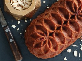 Molde budin textura geometrica grande 